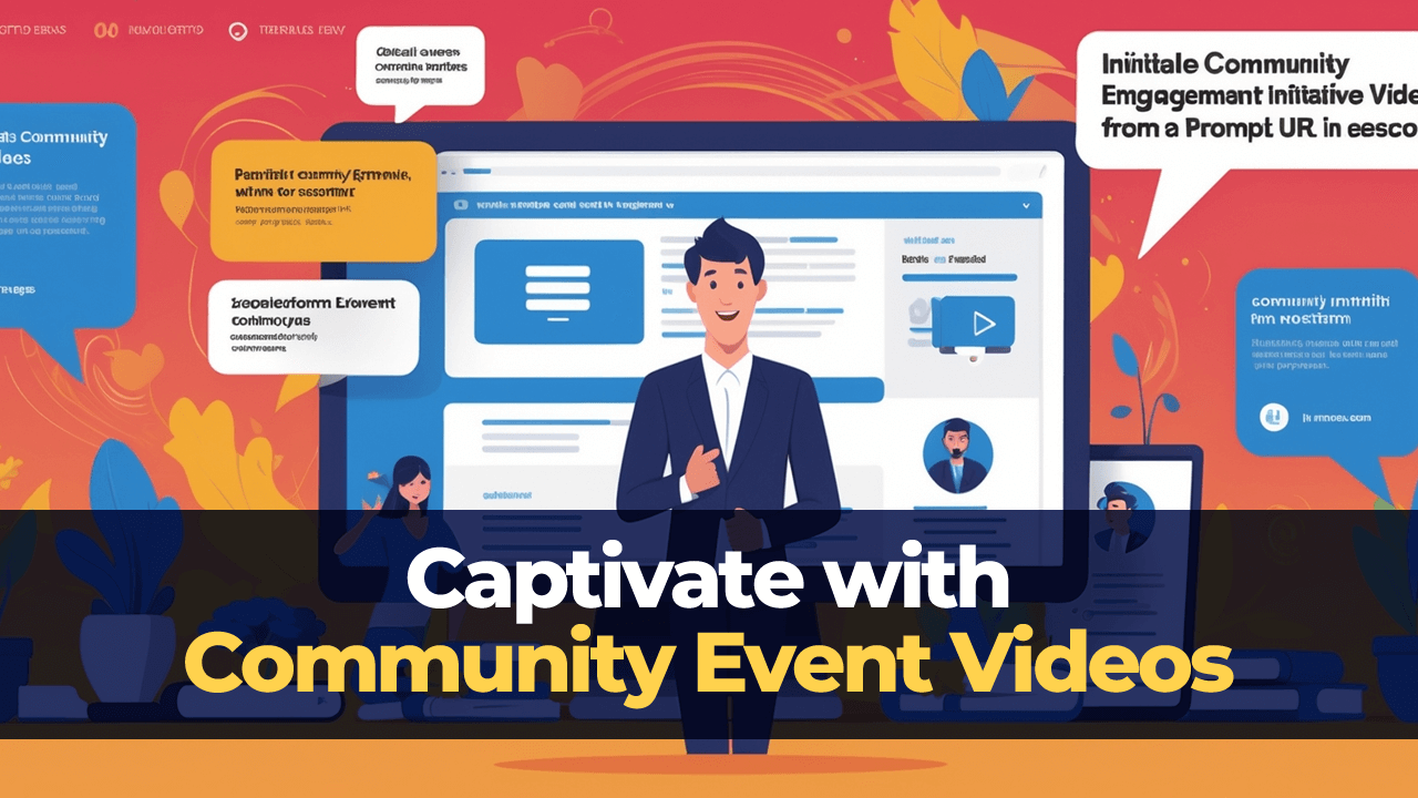 Instantly Create Community Event Videos from Any Prompt or URL