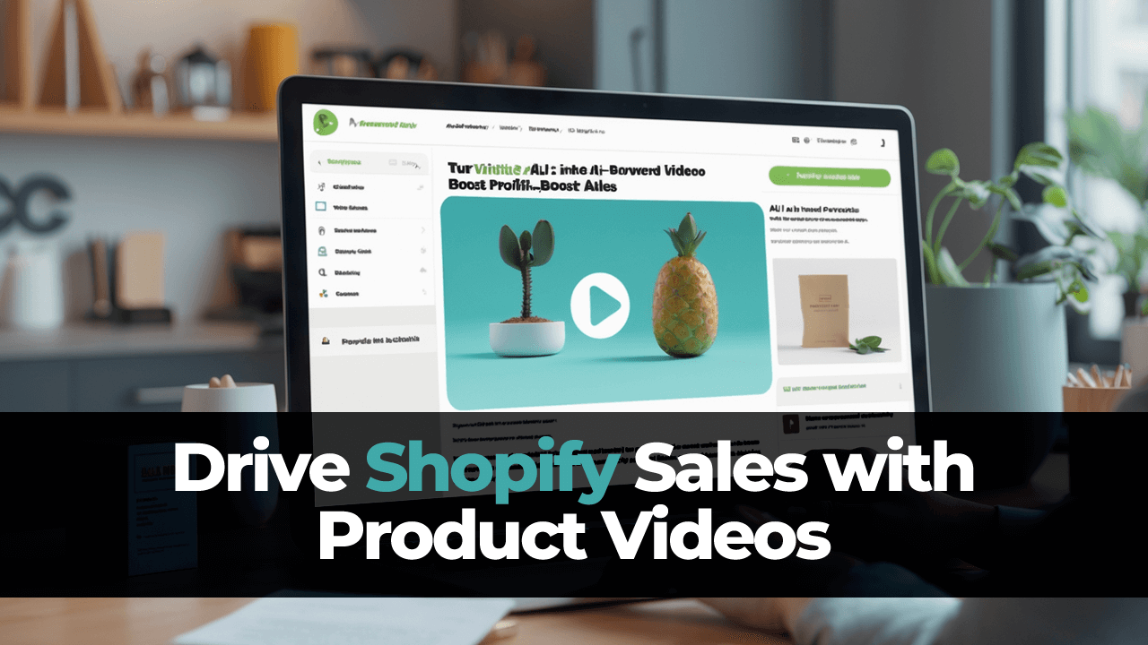 Boost Shopify Sales with Eye-Catching AI Product Videos